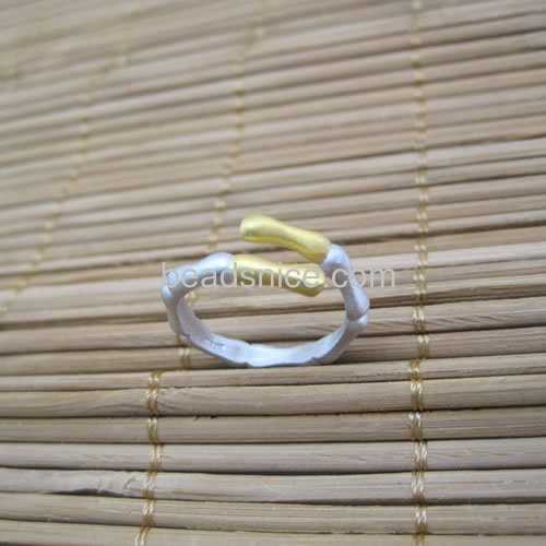Silver steadily high ring opening wholesale retail jewelry making supplies sterling silver for women