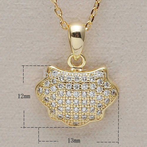 Meaningful pendant necklace lucky lock pendants charms wholesale necklace jewelry brass special gift for kids