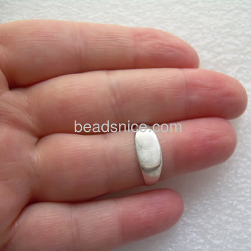 Sterling silver band ring knuckle ring set plain rings wholesale jewelry making supplies DIY