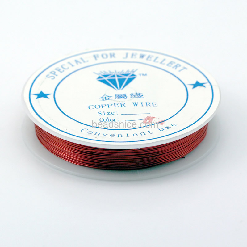 Color-Coated brass Wire, multicolor, 0.4mm，