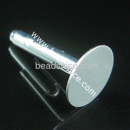 Jewelry brass buckle,base diameter:6mm,Nickel free ,Handmade Plated,