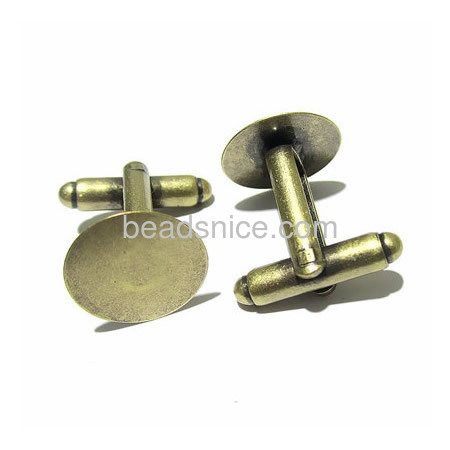 Jewelry brass buckle,base diameter:10mm,Nickel free ,Handmade Plated,
