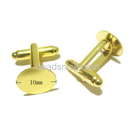 Jewelry brass buckle,base diameter:10mm,Nickel free ,Handmade Plated,