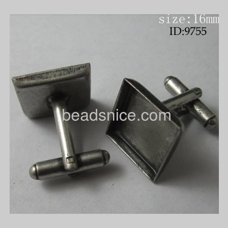 Jewelry brass buckle,base diameter:16mm,thickness:0.5mm, Nickel free ,Handmade Plated,