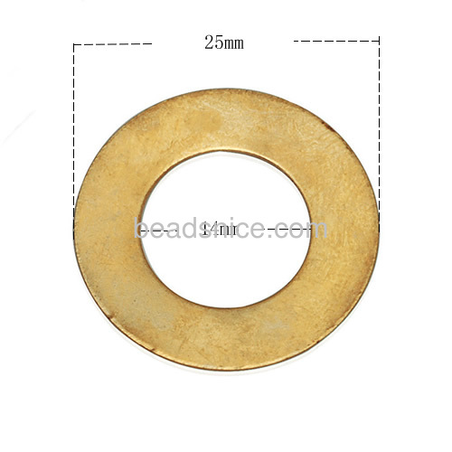 Blank metal engraving and stamping tag chain hang tag with big hole wholesale stamped jewelry tags brass DIY more size for choic