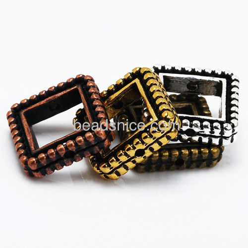 Square beaded frame bracelet gemstone frames wholesale bracelet jewelry accessories alloy handmade more colors for choice