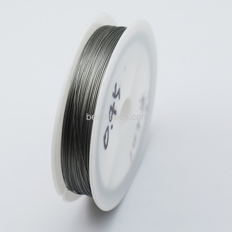 Tiger tail beading wire,7 strand,length:20m, 0.8mm diameter,