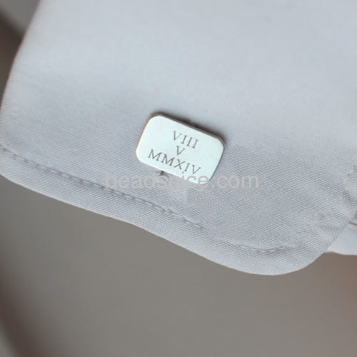 Suit shirt cufflinks make custom cufflinks personalized cufflink blanks wholesale vogue jewelry findings sterling silver DIY