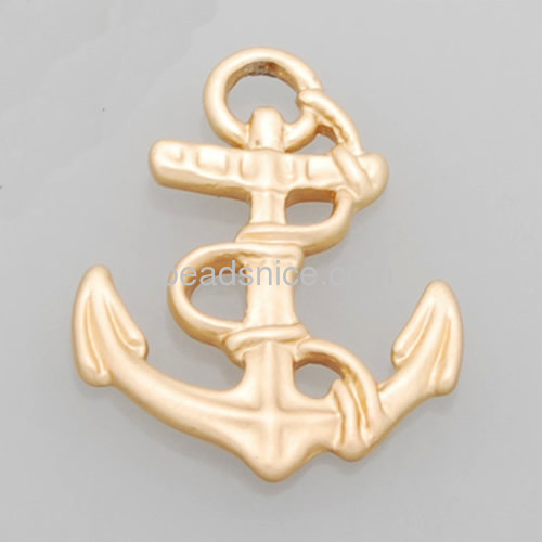 Fashion anchor pendant retro charm pendant for necklace bracelet wholesale pendants jewelry accessory brass cross shape