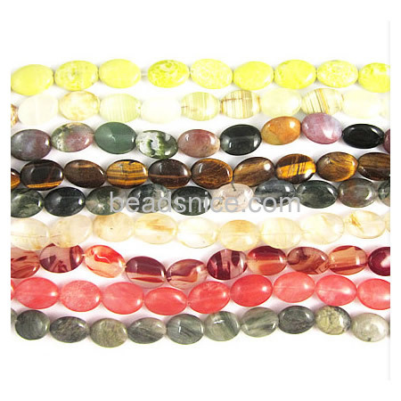 Genstone charm  beads  mixed color
