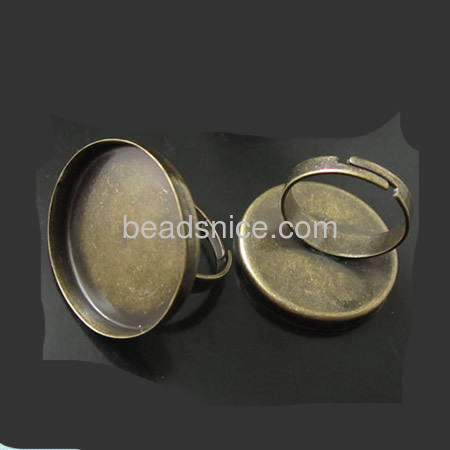 Brass Bezel Ring Settings,lead-safe,nickel-free