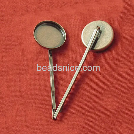 Brass hairpins jewelry pendant plated different you can choose