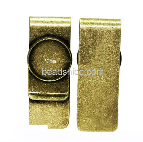 Money clip  brass perfect for Valentines Day Gift