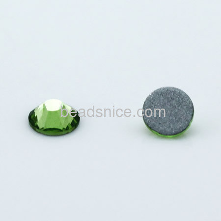 Rhinestone Cabochon, nice for jewelry making,SS30-P45 6.3-6.5mm