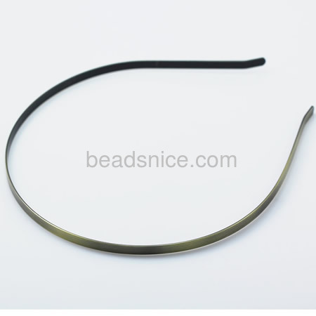Iron Hair Barrette,5mm,5.5inch,Nickel-Free,Lead-Safe,