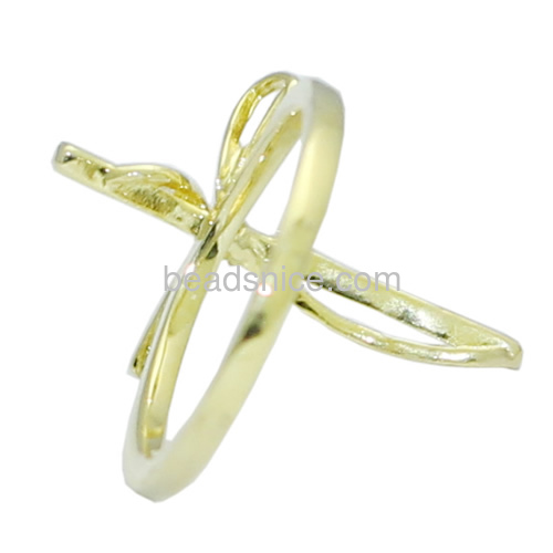 Fashion cross ring unique finger ring rhinestone cross rings wholesale vogue rings jewelry findings brass more colors for your c