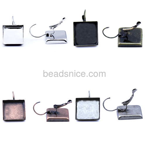 Fashion earring designs new model earrings brass square