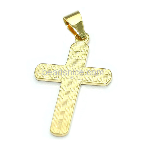 Cross pendant religious pendant charms pendants symbol wholesale fashionable jewelry findings brass gift nickel-free lead-safe