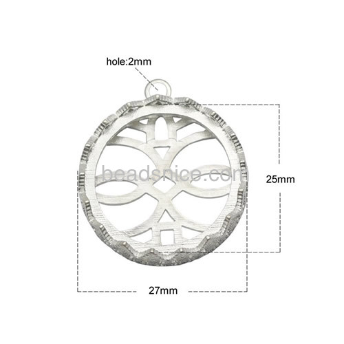 Silver pendant settings pendant tray blank cabochon wholesale jewelry findings 925 sterling silver lace edge