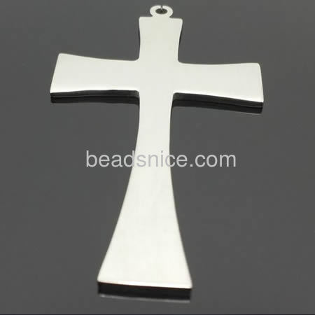 Large cross pendant simple fashion cross pendants wholesale jewelry accessory stainless steel