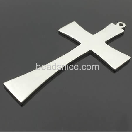 Large cross pendant simple fashion cross pendants wholesale jewelry accessory stainless steel