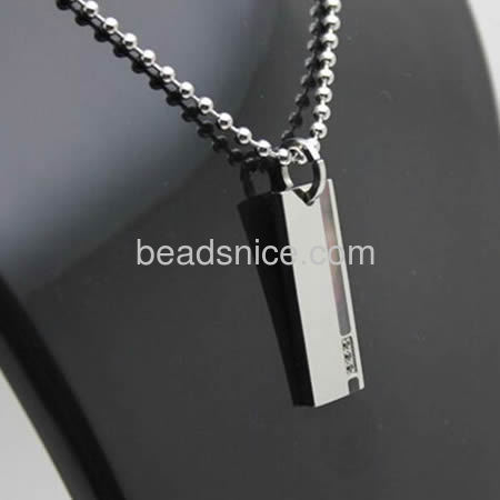 Fashion pendant simple style daily wear pendants wholesale jewelry findings stainless steel more size for choice