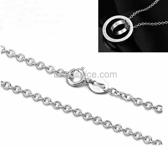 Necklace jewelry necklaces 925 sterling silver Rollo necklace 1.5mm