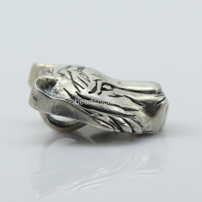 925 Sterling Silver Button,animal