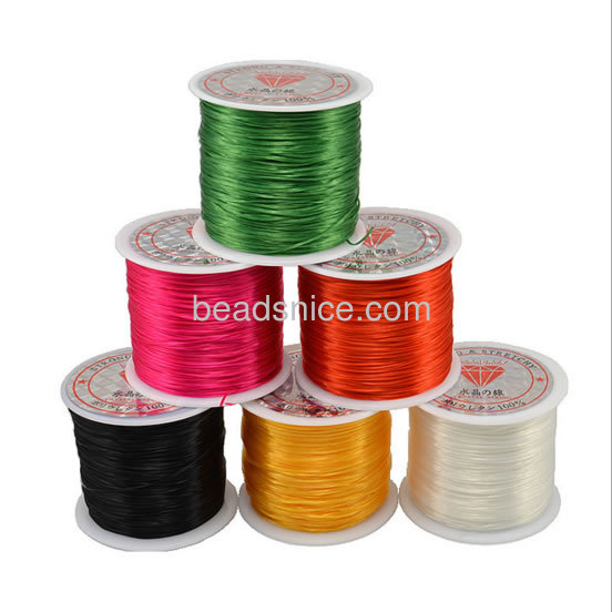 Elastic fiber string stretchy thread bracelet cord crystal clear stretch elastic beading wire wholesale jewelry accessories DIY