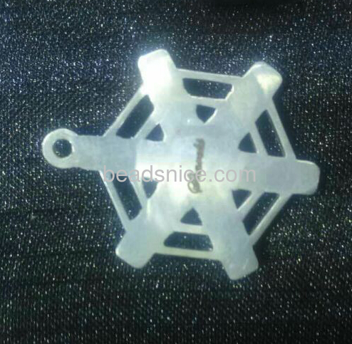 Brass snowflake necklace pendant fashion colors for choose wholesale