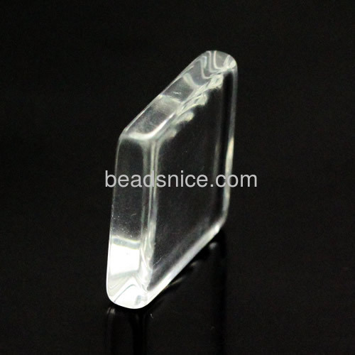 square domed cabochon jewelry base findings