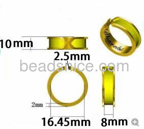 Cabochon setting ring findings Brass