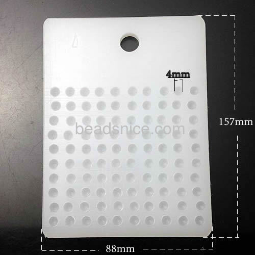 Acrylic Bead Counting Tray for 4mm beads