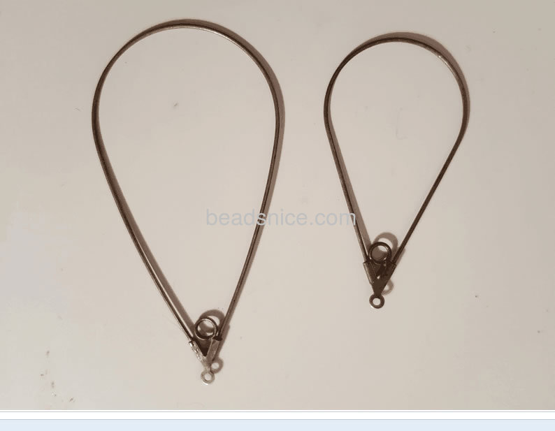 Beading hoop brass jewelry findings