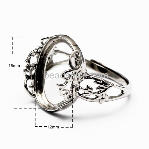 925 sterling silver ring base silver grace rings settings wholesale retail fine jewelry making wedding party gift for her