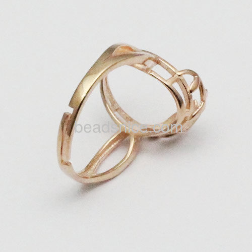 Sterling silver ring base leaf rings wholesale retail pure silver components fine jewelry accessories wedding party gift