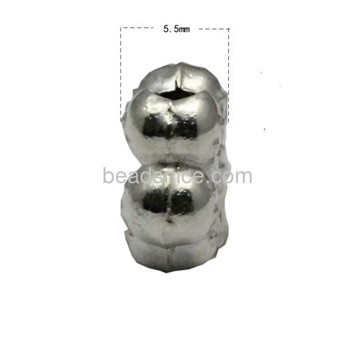 Wholesale silver flower bead gorgerous sterling sliver jewelry components for making pendant or bracelet christmas gift