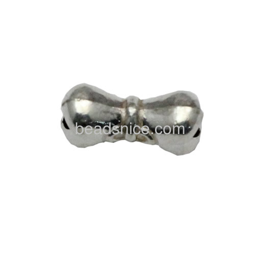 Wholesale sterling silver bow tie bead fine jewelry making pure sliver jewelries accessories christmas gift for her