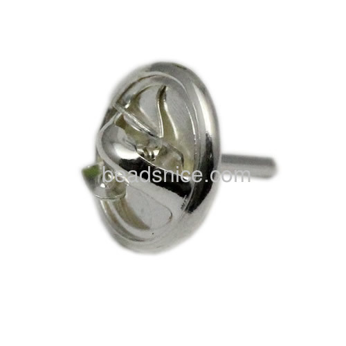 Sterling silver earring nuts 925 sterling silver earrings componenrt diy wholesale retail for fine jewelry making