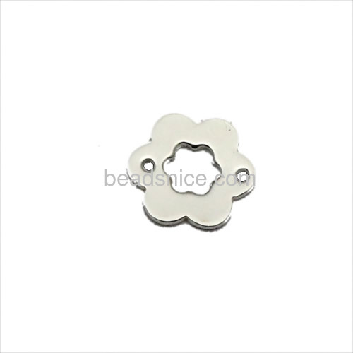Sterling silver flower filigree finding fine silver jewelry accessories wholesale retail pendant christmas gift for her