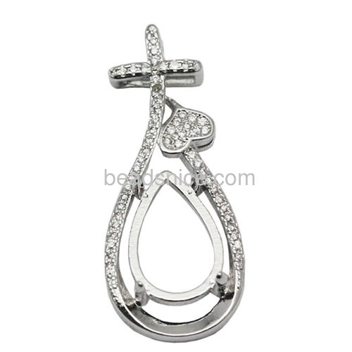 925 sterling silver pendant setting