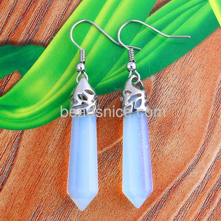 Natural Crystal  Earrings,Gemstone Earrings,