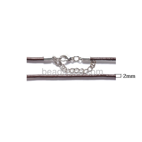 Jewelry supplies accessories brown buckle leather cord  women jewelry findings