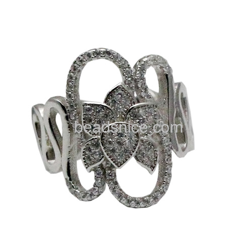 925 sterling silver ring silver daisy flower adjustable rings for girlfriend wife women