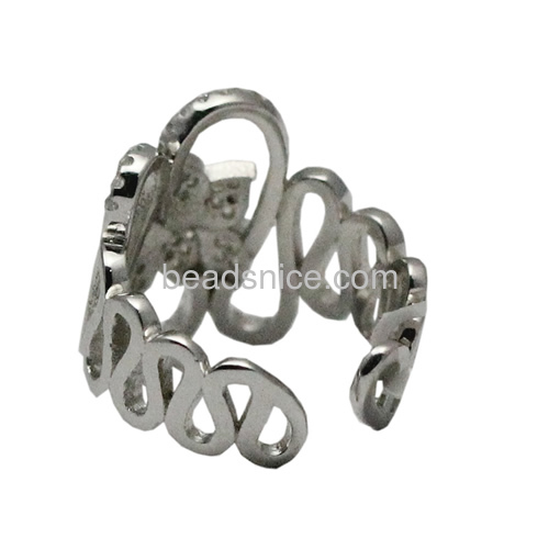 925 sterling silver ring silver daisy flower adjustable rings for girlfriend wife women