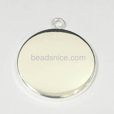 Necklace pendant blanks with cabochon base tray bezel setting for jewelry making findings