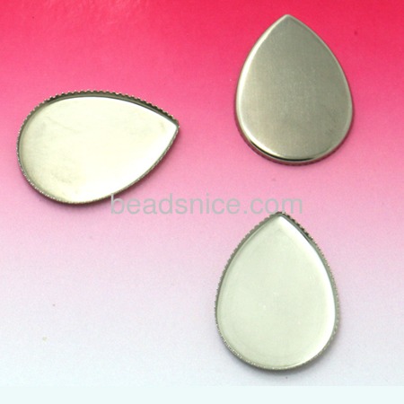 Stainless Steel Pendant setting,smooth edge