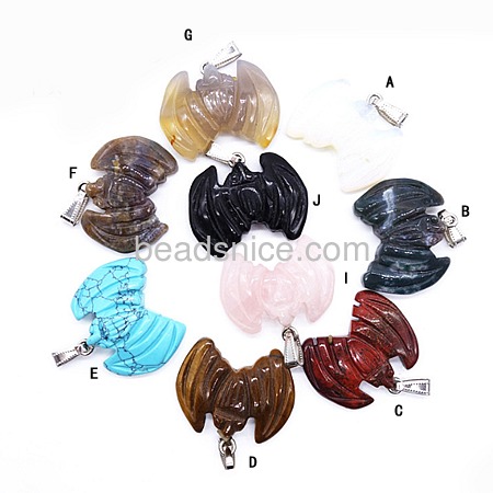 Personalize accessories nature gemstone pendant for necklace making