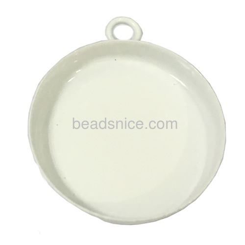 Pendant trays with bezel setting base jewelry findings for your neckalce jewelry design