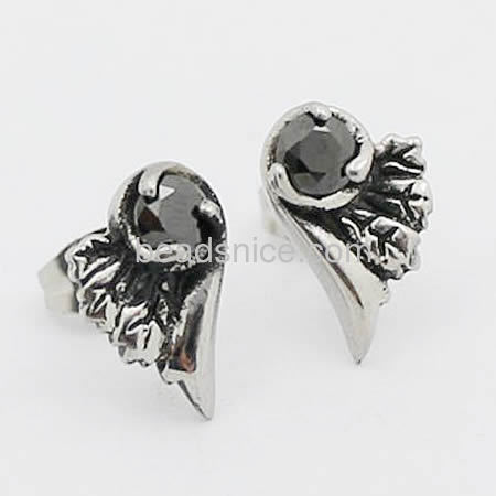 Personalized stainless steel stud earrings high quality earring